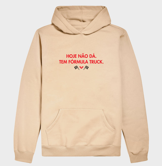 Hoddie Moletom - Hoje não dá.Tem fórmula truck.