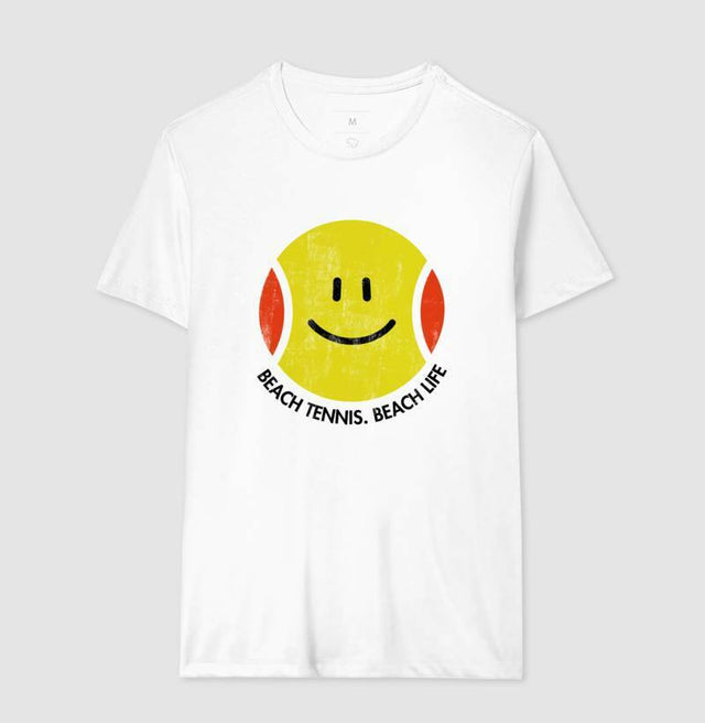 Camiseta Smile Beach Tennis Beach Life