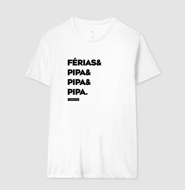 Camiseta Férias & Pipa.