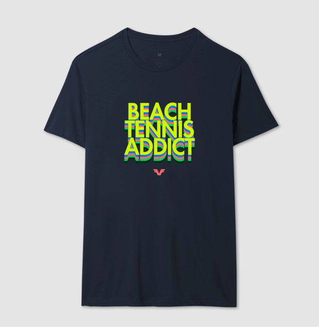 Camiseta Beach Tennis Addicted Colors