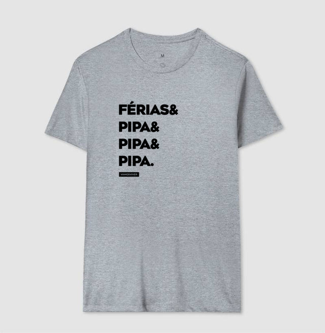 Camiseta Férias & Pipa.