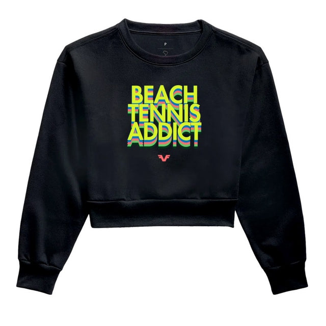 Moletom Cropped Addicted Beach Tennis
