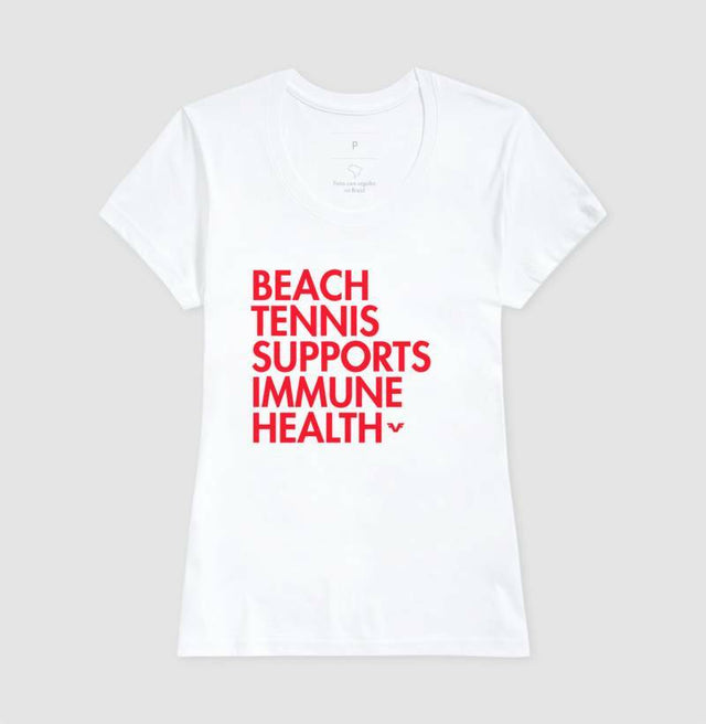 Camiseta Beach Tennis Supports Immune Fealth
