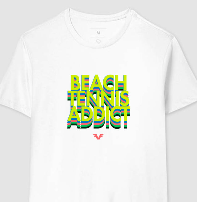 Camiseta Beach Tennis Addicted Colors