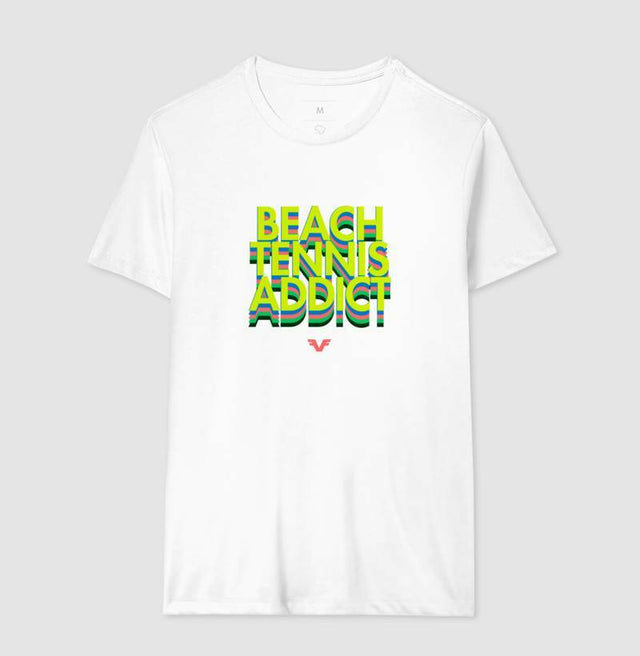 Camiseta Beach Tennis Addicted Colors