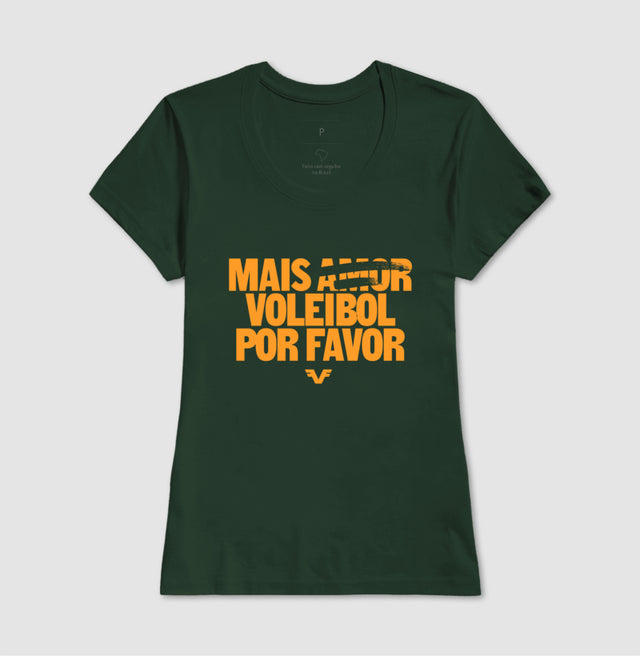 Camiseta Mais Voleibol Por Favor