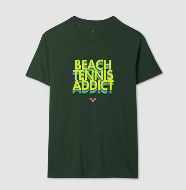 Camiseta Beach Tennis Addicted Colors