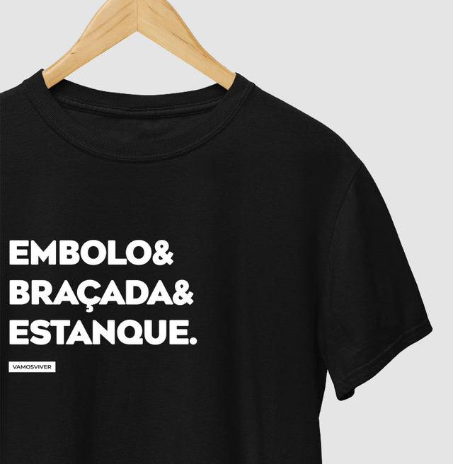 Camiseta Embolo e Braçada e Estanque.