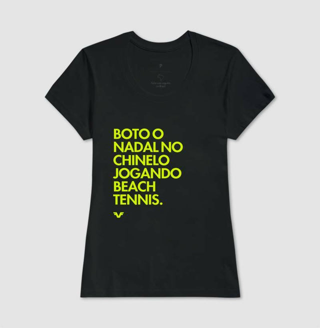 Camiseta Nadal no Chinelo Beach Tennis