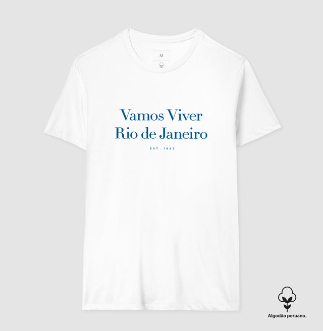 Camiseta Azul - Vamos Viver