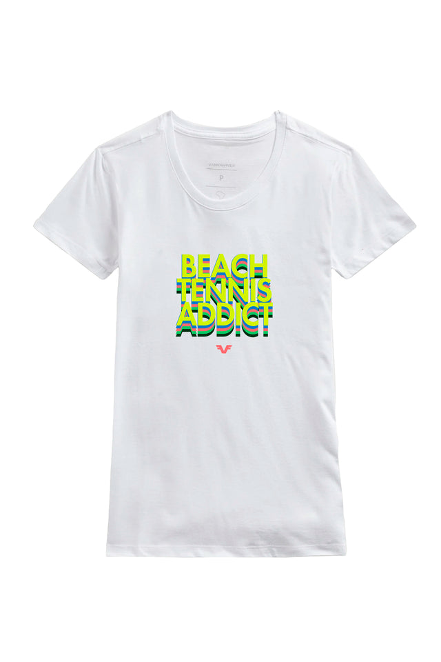 Camiseta Beach Tennis Addicted Colors